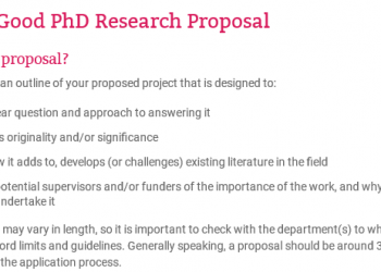 How long Should Ph.D. Dissertation proposal be?