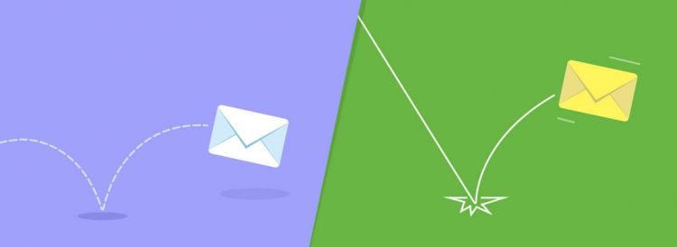 What are the potential consequences of a hard bounce email?