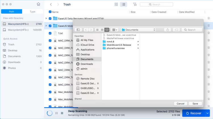 A guide to recover files from MacBook