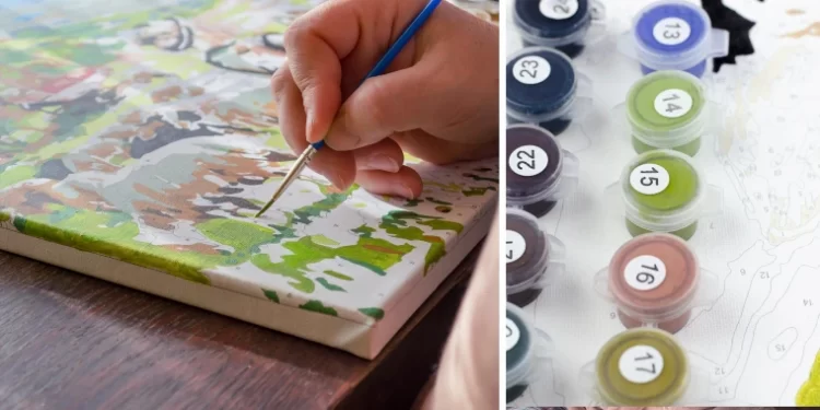 Paint by number kits to refine your skillset