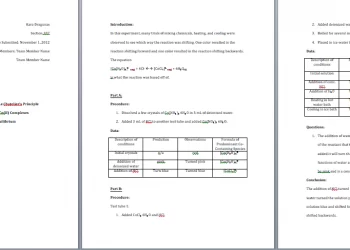 How to Write a Chemistry Lab Report Without Efforts