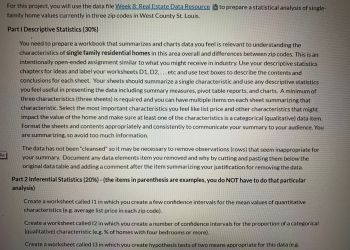 How To Prepare a Statistics Project?