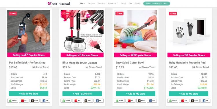 Find Dropshipping winning product with Free tools