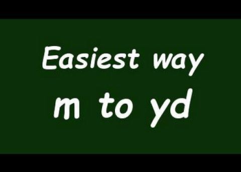 How to Convert Meters to Yards