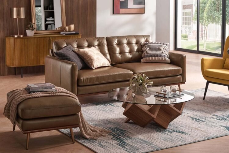 The Perfect Blend of Comfort and Style: Two-Seater Leather Sofa is a Must-Have for Your Home
