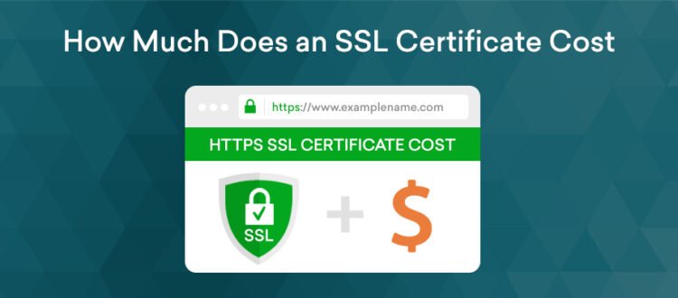 How much will a pay for an SSL certificate